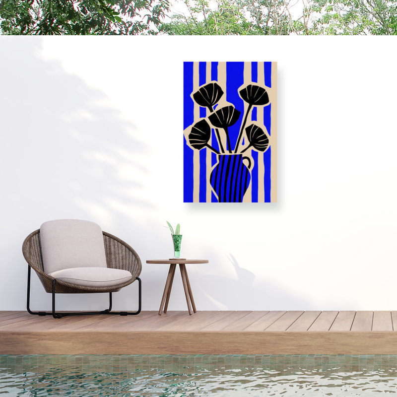 «Stripedstilllifeno» sur toile par Treechild, H 32 po x l 22 po