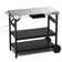 Gymax 42'' W x 20.5'' D Metal Grill Cart Or Table