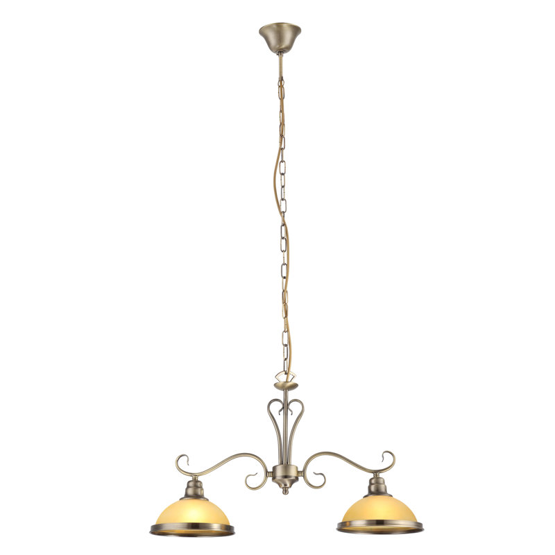 Grafton 2 - Light Patina Kitchen Island Pendant