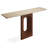 Traditional Nut-Brown Solid Wood Console Table-199013170