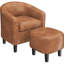 Fauteuil demi-tonneau avec repose-pieds Andina-1133897622