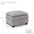 Luna Chenille Storage Ottoman-108055242