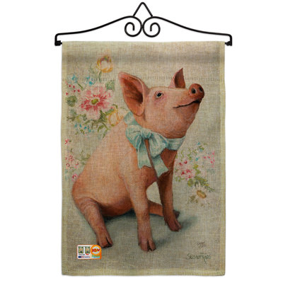 Double Sided 18.5'' H x 13'' W Polyester Animal Garden Flag