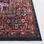 Tucson Vintage Look Machine Washable Non-Slip Area Rug in Red, Navy & Beige-869050930