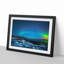 The Northern Lights Aurora Borealis in Norway - Picture Frame Painting Print-55611813-55611814