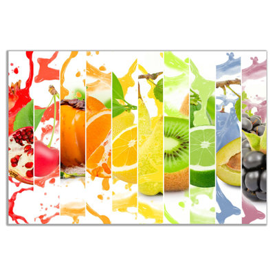 Fruit Healthy Kitchen - Wrapped Canvas Print