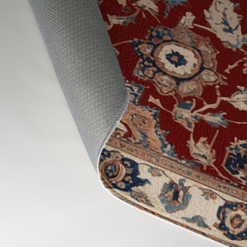Tapis d'intérieur et d'extérieur brun Persian, Rectangle 5 pi x 7 pi