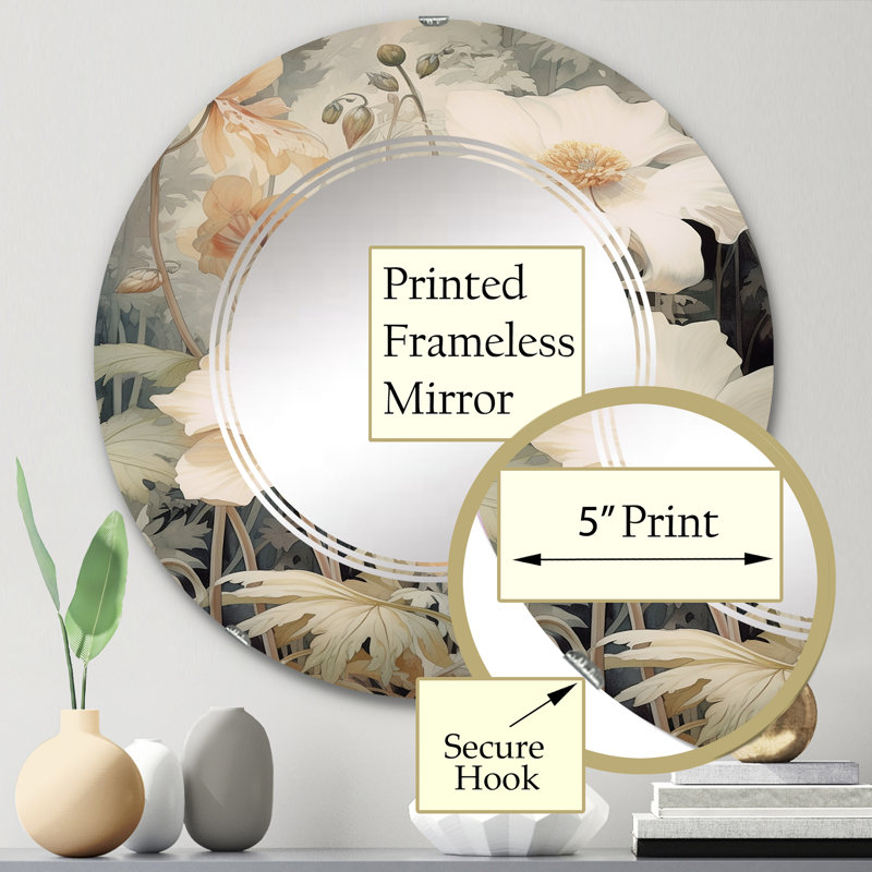Miroir mural Ziasia, 24 po x 24 po