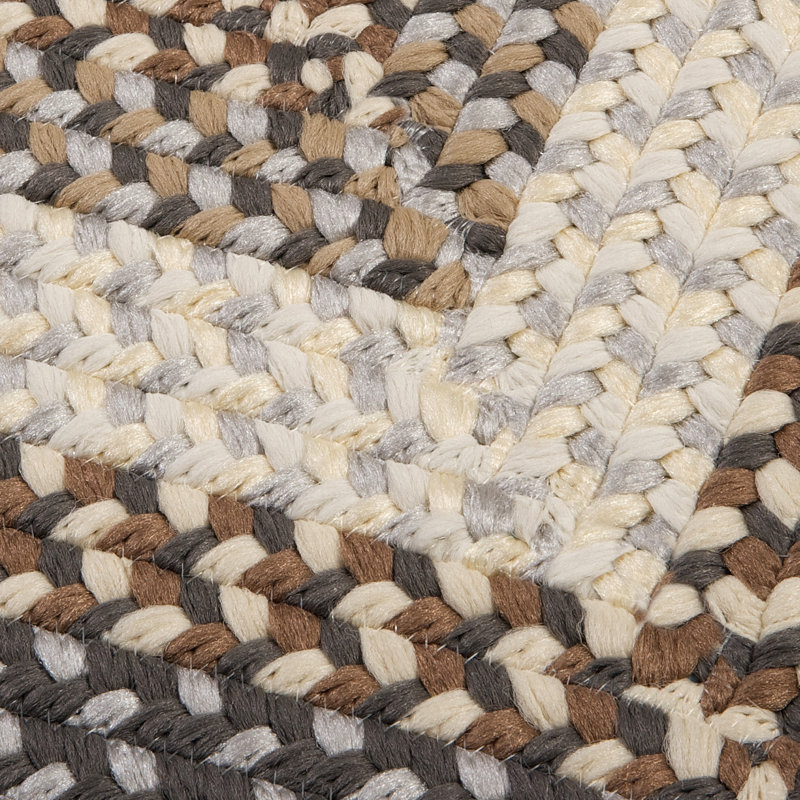 Tapis brun / gris / beige Dietz, Rectangle 6 pi x 9 pi