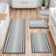 Ensemble de 4 tapis de bain en microfibre absorbante douce avec envers antidérapant (ensemble de 4)-71509211