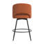 Tabouret de comptoir pivotant H 26 po avec structure en métal-937624277-957950950