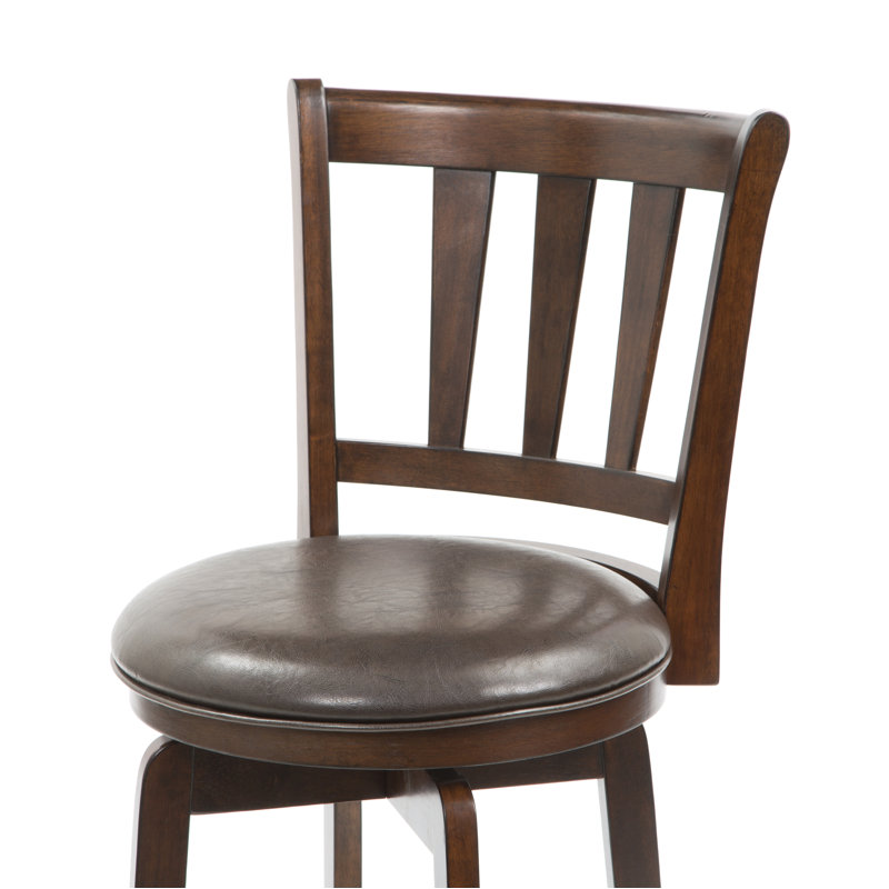 Tabouret pivotant Arisa, Cerisier, Tabouret de bar (siège d'une hauteur de 30 po)