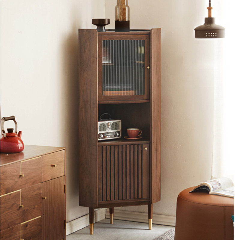 Armoire d'appoint triangulaire légère de luxe