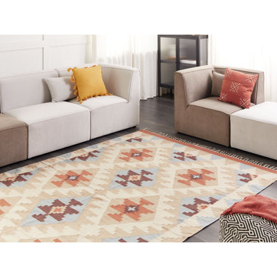 Sisk Southwestern Hand Woven Area Rug
