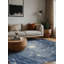 Tapis bleu lavable à la machine-1278172360