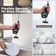 Commercial Kitchen Faucet Wall Mount with Pre-Rinse Sprayer 25Inch