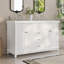 Meuble-lavabo double 60 po avec lavabo en résine