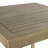 Porto Modern Coastal 3-Piece Acacia Wood Outdoor Square Bar Table Set with Cushions