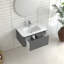 Meuble-lavabo mural 30 po avec lavabo flottant