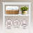 LUND 27" W Manufactured Wood Over-the-Toilet Storage with Geometric Cutouts