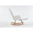 Teddy Fabric Upholstered Nursery Rocking Glider Chair-1504793722