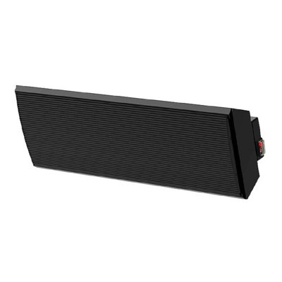Chaufferette infrarouge murale / plafonnier Wexstar Ultra 1000W noire avec interrupteur marche / arrêt
