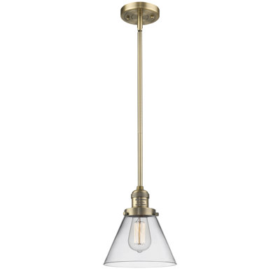 Luminaire suspendu conique à 1 lumière Mosley
