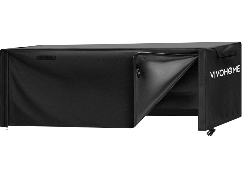 Housse imperméable de 72 po pour support à bûches d'extérieur en tissu Oxford 600D (support non inclus)
