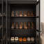Armoire à chaussures noire 24 paires empilable à 4 portes avec 8 tablettes-301393080