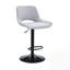 Modern Swivel Adjustable Bar Stools Set - 2 Pack, Linen Fabric, Holds Up to 250 lbs, Suitable for Home Bars and Kitchen Islands.
