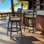 Tabourets de bar pivotants d'extérieur haut de gamme en aluminium avec coussin Sunbrella®-123417633-130915331