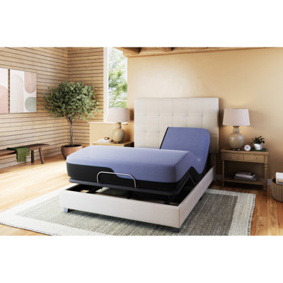 Matelas de 12 pouces avec pieds réglables - Mousse de cuivre et soutien élevé pour un confort accru