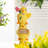 13.25"H Easter Resin Stackable Chickens Table Decor