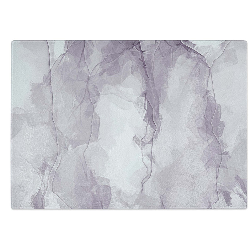 Glass Lines of Freedom in Abstract Chopping Board, 39 cm W x 28.5 cm L