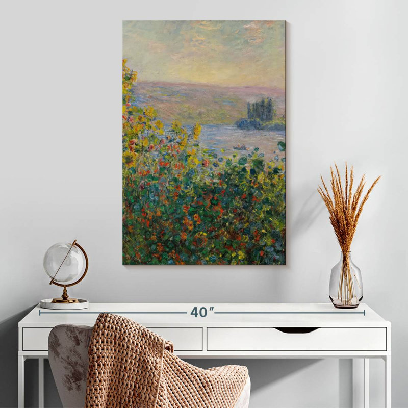 Parterres de fleurs Aime à Vetheuil, H 30 po x l 20 po