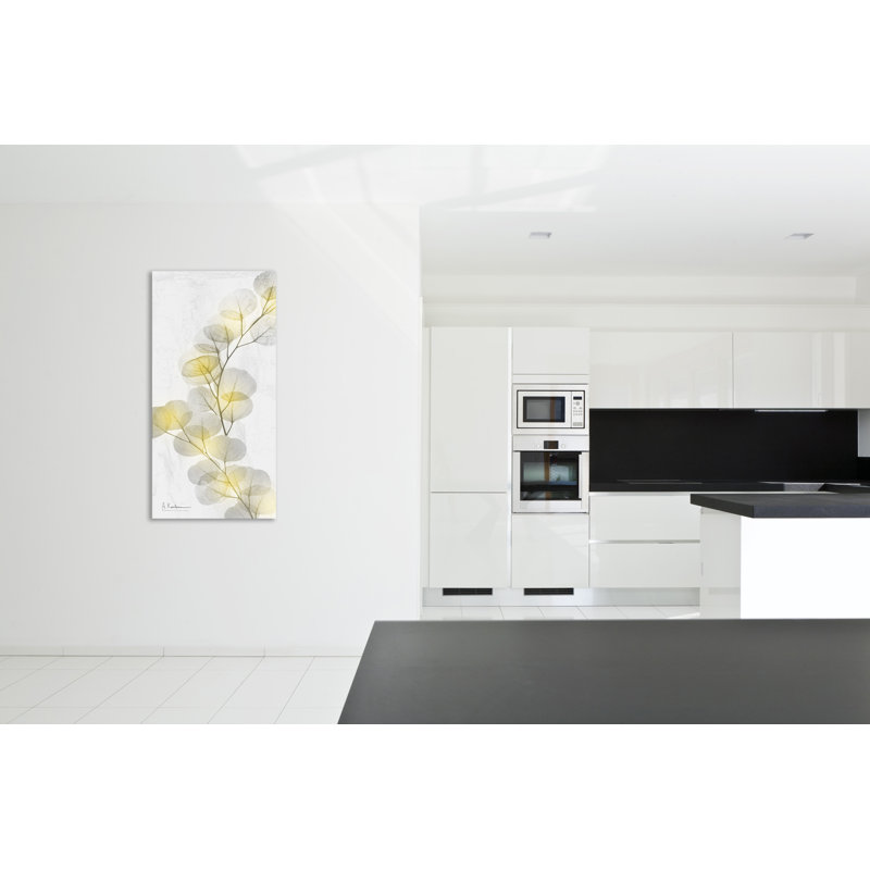 «Eucalyptus Sunshine 2», toile tendue par Albert Koetsier, H 60 po x l 30 po x P 1,5 po