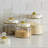 Mocha Check Small Kitchen Canister-106694032