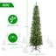 Arbre de Noël 7 pi avec crayon vert - 469 pointes-2126381203