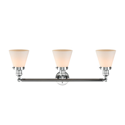 Cone 3 Light Bath Vanity Light