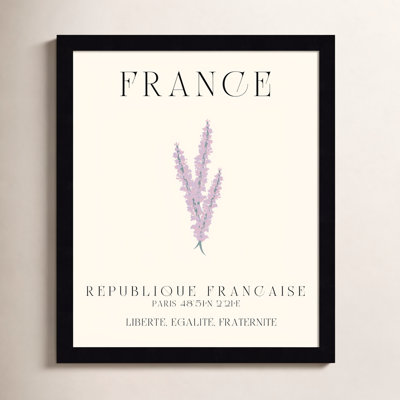 Mirando "France Travel Poster" Print