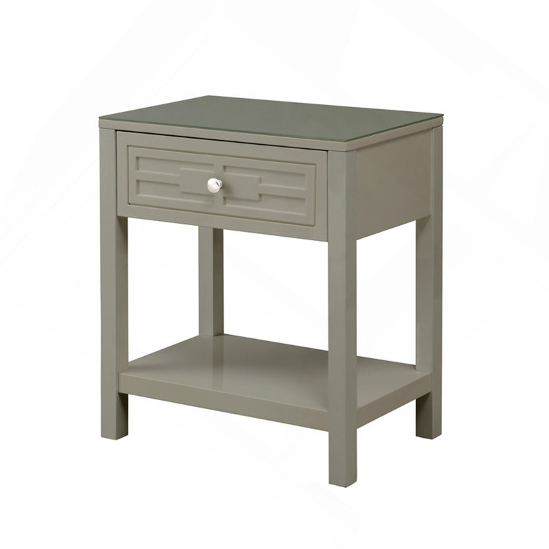 Table de chevet 23 po Taupe