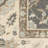 Round Isadora Oriental Wool Gray/Cream Area Rug-98264439