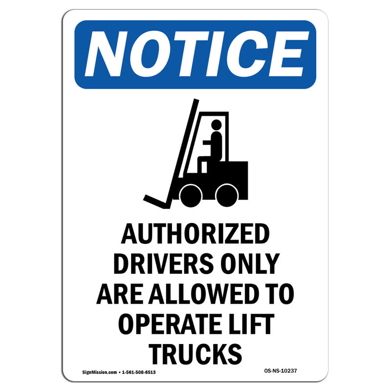 Panneau de conducteur autorisé