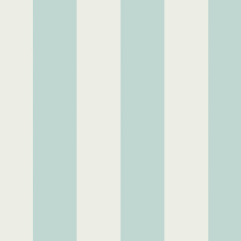 Cath Kidston Canopy Stripe Duck Egg Wallpaper, Blue