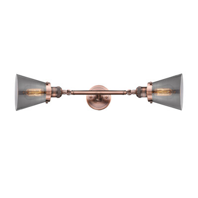 Cone 2 Light Tiltable Bath Vanity Light