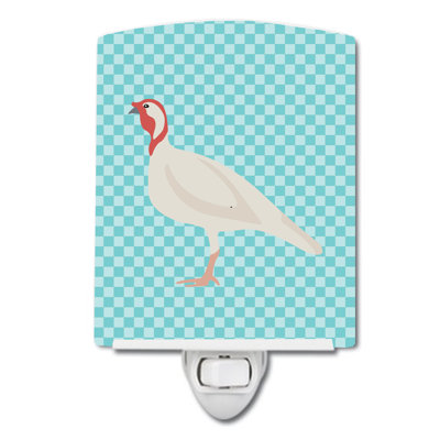 Beltsville Small Turkey Hen Check Ceramic Night Light