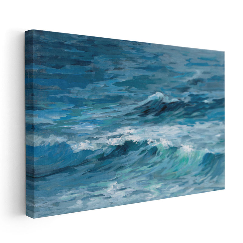 Deep Blue Sea - reproduction d'art sur toile, H 20 po x l 30 po