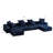Modular Sofa Sectional With 2 Removable Ottoman-1420702772-1420702761-1420893913