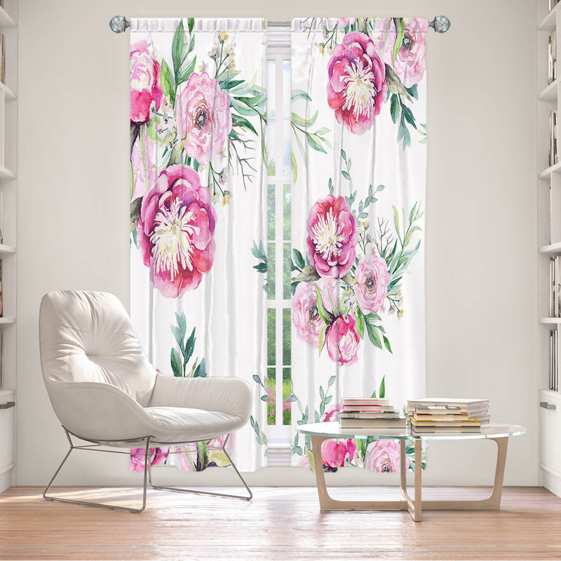 Amulya Room Darkening Curtain Pair, 20" W x 52" L