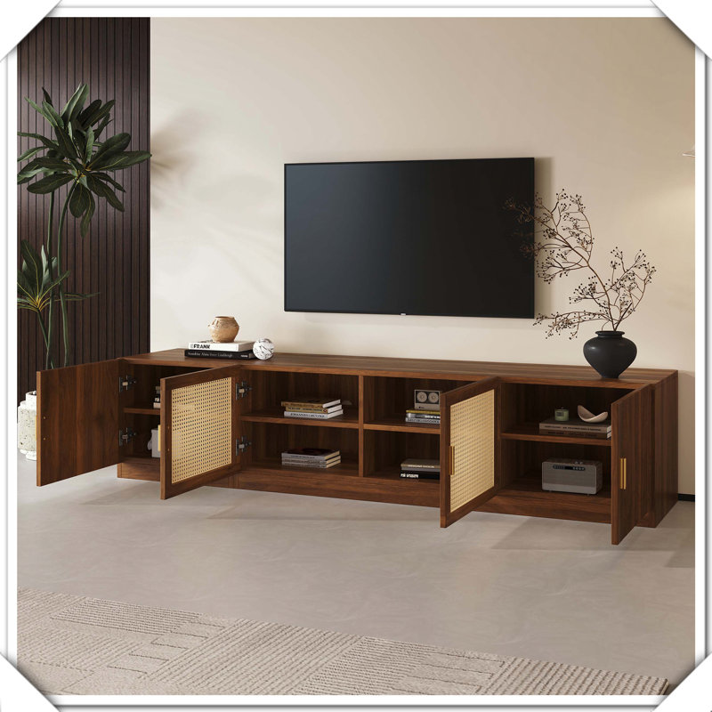 Meuble télé Modern Rattan Doors
